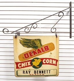 DeKalb Chix Corn dealer sign