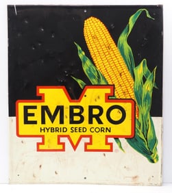 Embro Hybrid Seed Corn sign