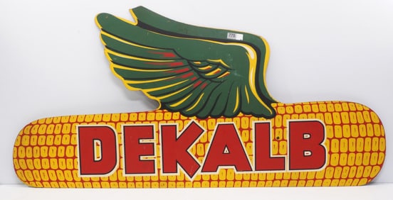 DeKalb flying ear of corn sign