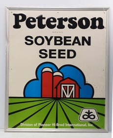 Peterson Soybean Seed -Pioneere sign