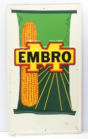 Embro seed corn sign