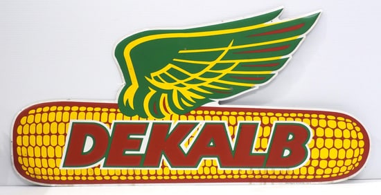 DeKalb flying ear of corn sign