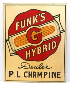 Funk's G Hybrid Dealer sign