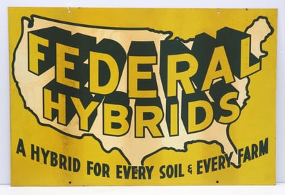 Federal Hybrids seed corn sign
