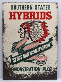 Southern States Hybrids Demonstration Plot sign
