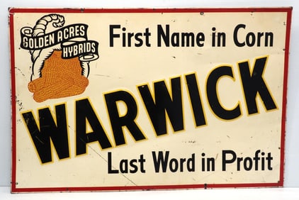 Warwick Golden Acres Hybrids sign