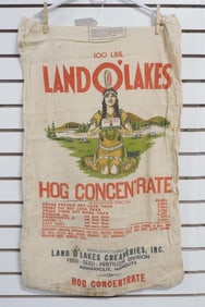 Land O'Lakes Hog Concentrate cloth feed bag