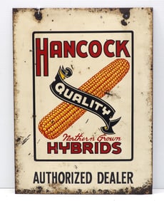 Hancock Hybrids Authorized Dealer sign
