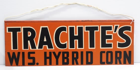 Trachte's Wisconsin Hybrid Corn sign
