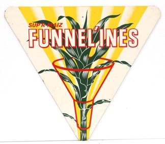 Funnel'ines seed corn sign