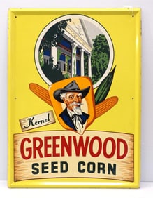 Greenwood Seed Corn sign