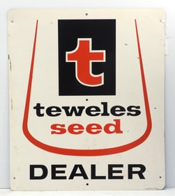 Teweles Seed Dealer sign