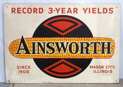 Ainsworth, Record 3-Year Yields sign