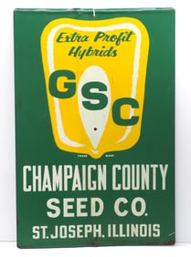 GSC seed corn sign