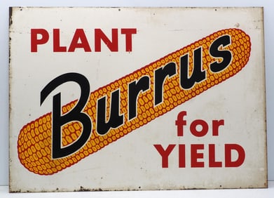 Plant Burrus For Yield sign