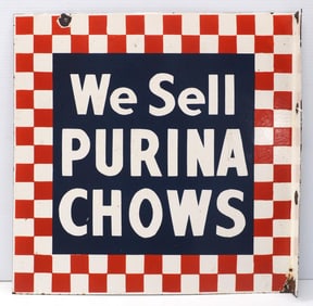 We Sell Purina Chows sign
