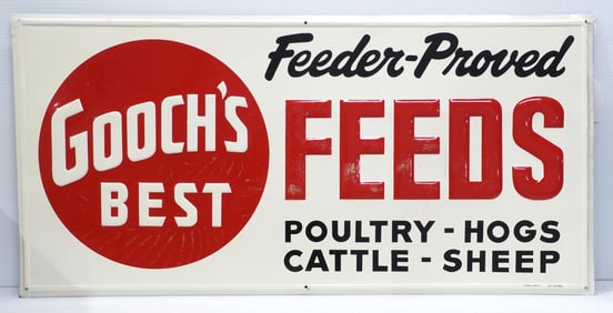 NOS Gooch's Best Feeds sign