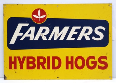Farmers Hybrid Hogs sign