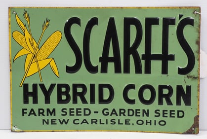Scarff's Hybrid Corn sign