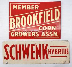 (2) Seed corn signs