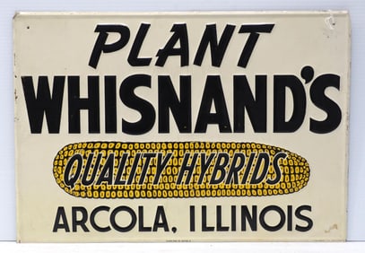 Plant Whisnand's Quality Hybrids sign