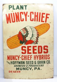 Plant Muncy-Chief Seeds dealer sign