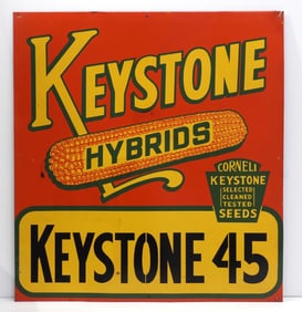 Keystone Hybrids plot sign