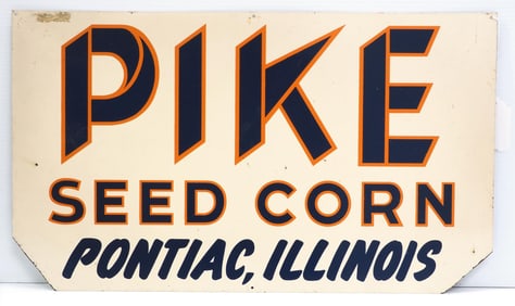Pike Seed Corn sign