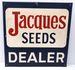 Jacques Seeds Dealer sign