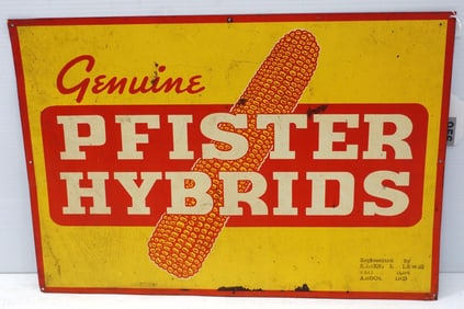 Genuine Pfister Hybrids sign