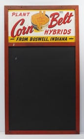 Plant Corn Belt Hybrids chalkboard sign