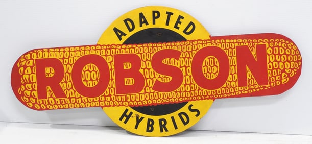 Robson Adapted Hybrids seed corn sign
