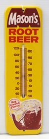 Masons Root Beer thermometer