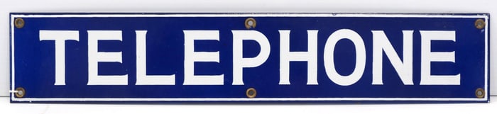 Telephone sign