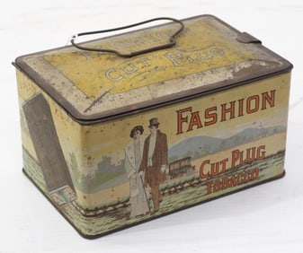 Fashion Cut Plug Tobacco tin