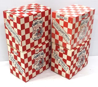 (4) Yankee Girl Scrap Tobacco product boxes