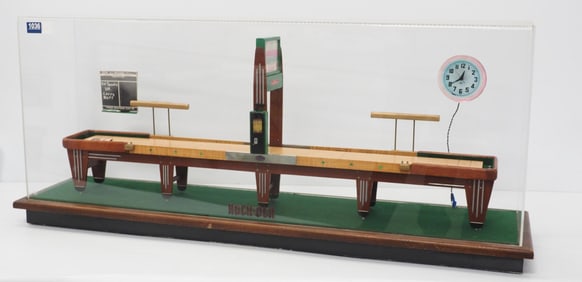 Store display Rock-Ola shuffleboard game