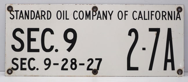 Standard Oil Company of California section sign