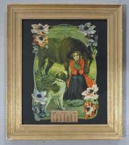 Max Weingarden's Cigar Store calendar