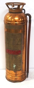 Floafome brass fire extinguisher