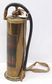 The Captain brass fire extinguisher