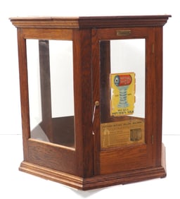 Hexagon countertop spool cabinet