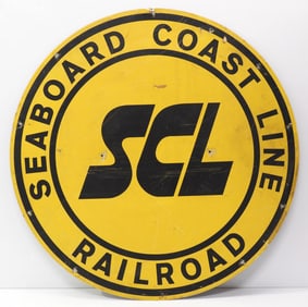 SCL Seaboard Coast Line Railroad sign