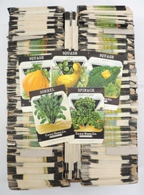 Box of NOS vegetable seed packets