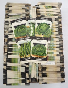 Box of NOS vegetable seed packets