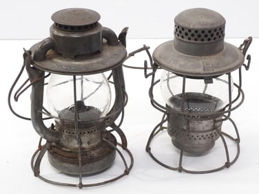 (2) Railroad lanterns
