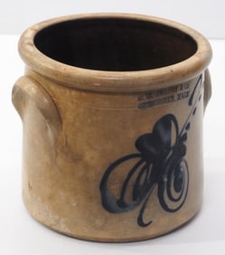 Salt-glazed crock