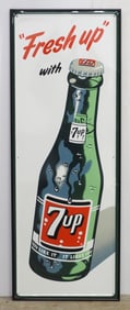Fresh Up with 7-Up sign