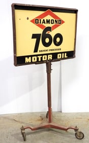 Diamond 760 Motor Oil sign