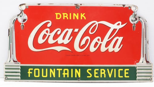 Coca Cola Fountain Service sign